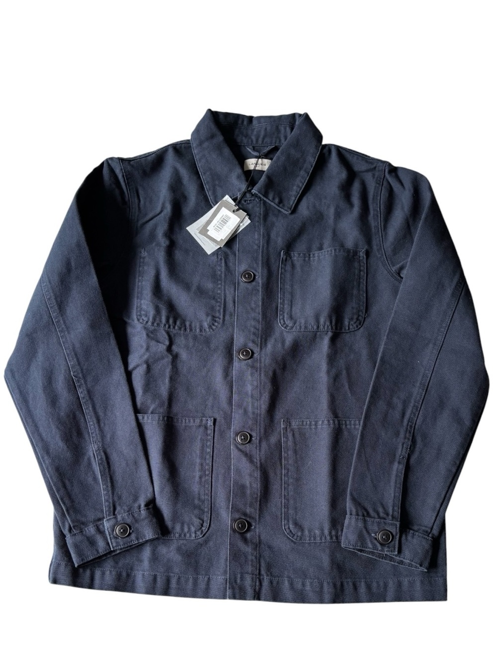 Lafaurie Braque Painter’s Jacket in heavy canvas -Blue | Large - Picture 6 of 15